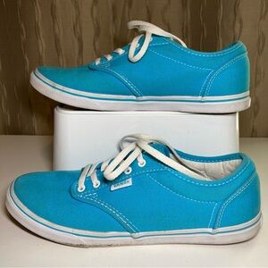 Vans Authentic Era Blue Women's 8 Skate Shoes Blue Low Top Lace Up Canvas